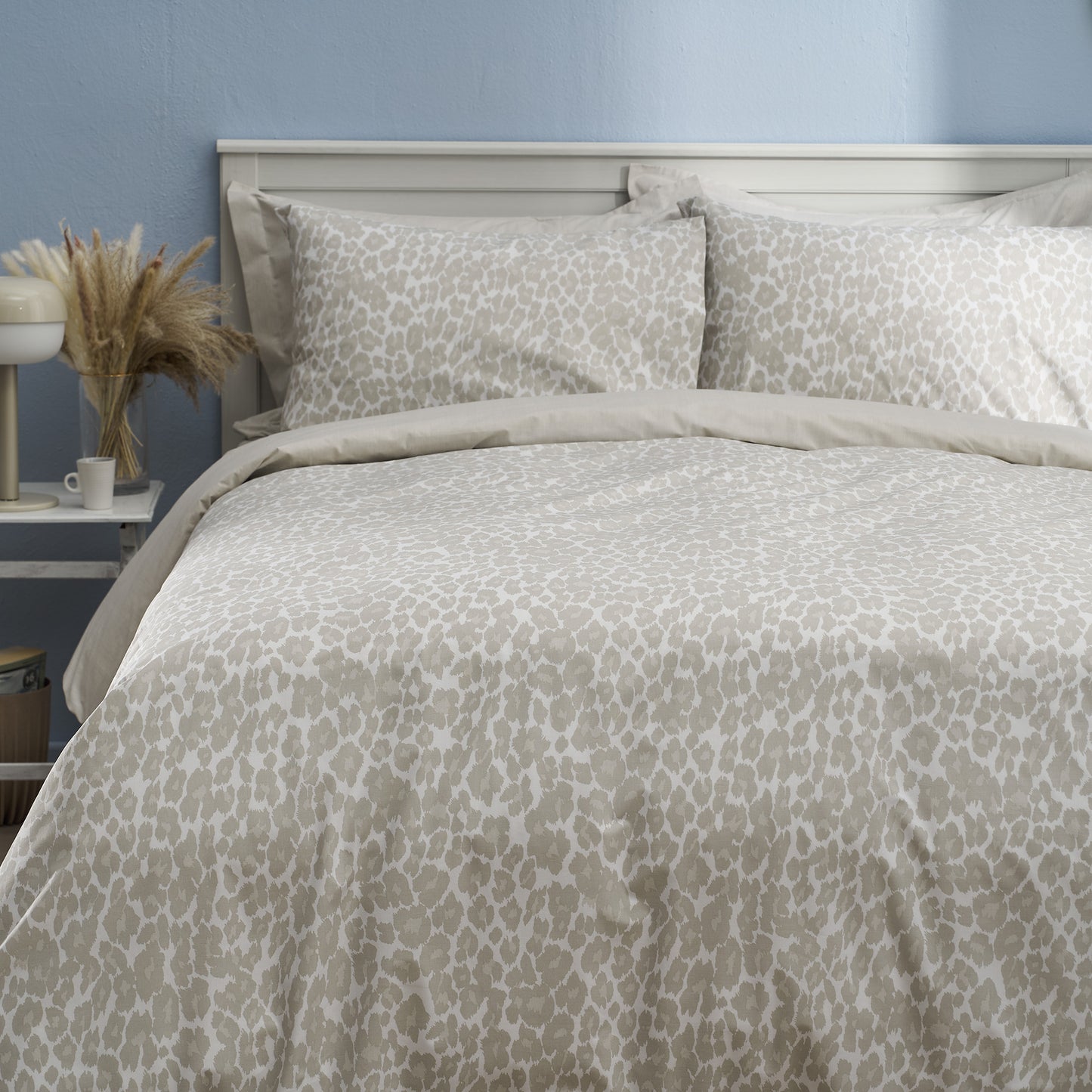 Πάπλωμα Υπέρδιπλο 220x230εκ. Salonica Leopar (Μπεζ)