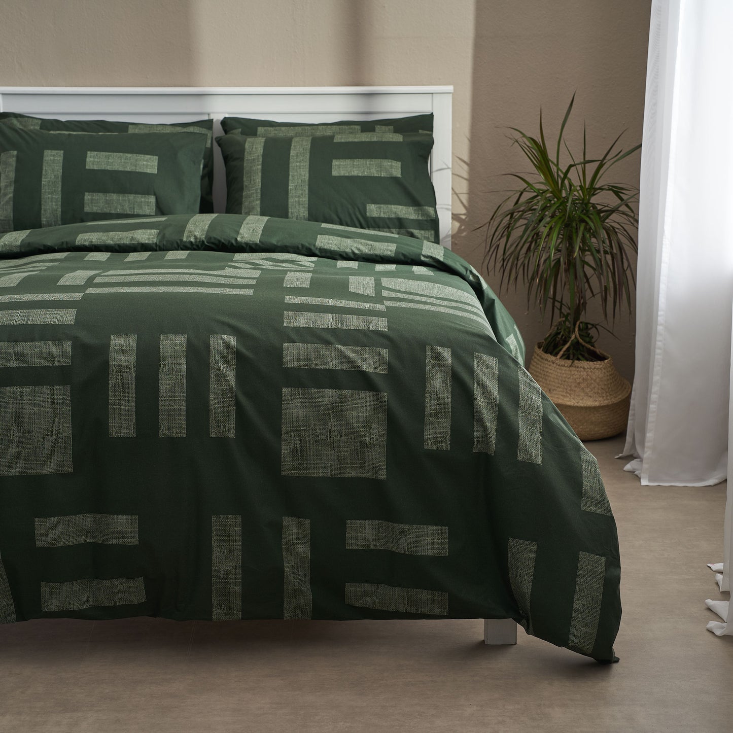 Παπλωματοθήκη Διπλή 200x240εκ. Salonica Tetris