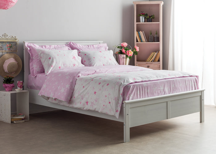 Μαξιλαροθήκες Salonica Γαλαξίας Ροζ Σχέδιο Πανωσέντονο