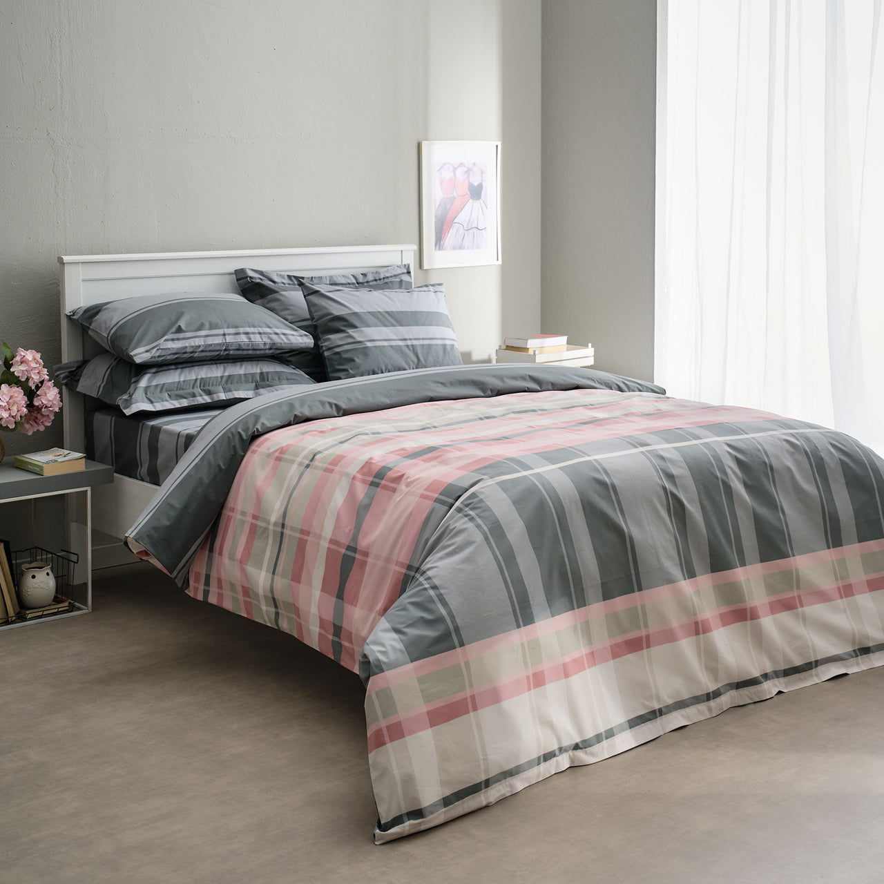 Μαξιλαροθήκες Salonica Σκωτία Σχέδιο Κατωσέντονο