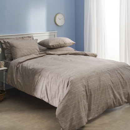 Σεντόνι Υπέρδιπλο 230x260εκ. Salonica Κουκκίδες (Καφέ)