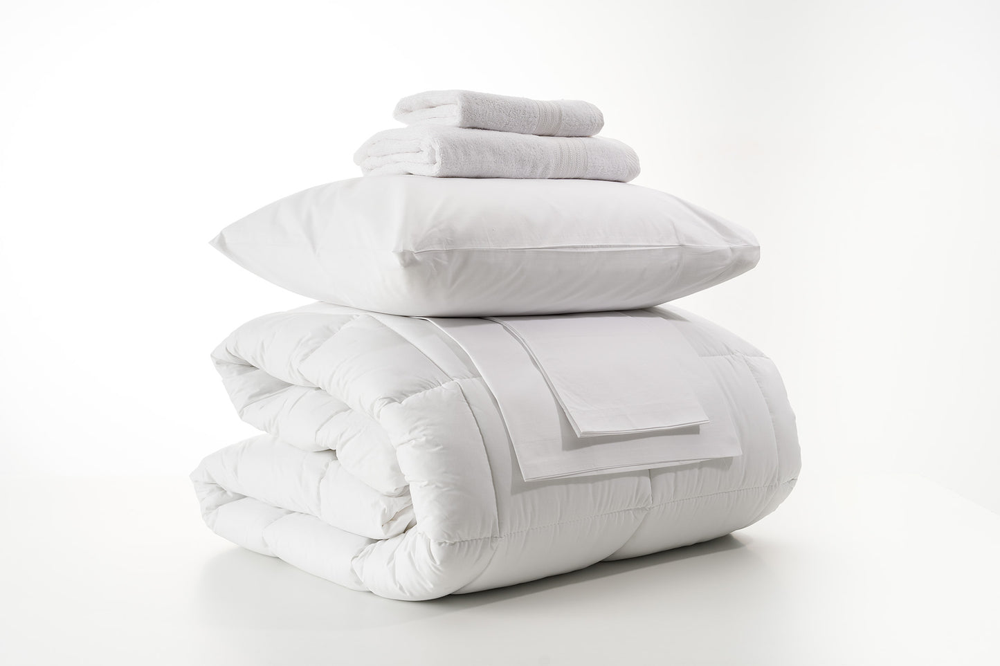 Παπλωματοθήκη Μονή 160x240εκ. Salonica Λευκό