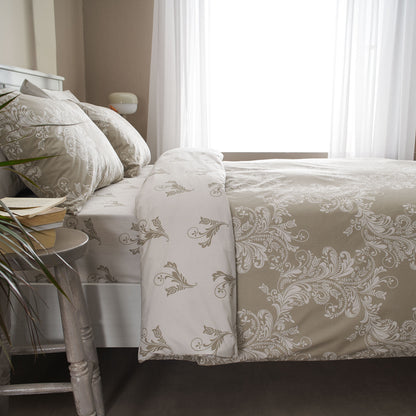 Μαξιλαροθήκες Salonica Δαντέλα (Μπεζ) Σχέδιο Κατωσέντονο