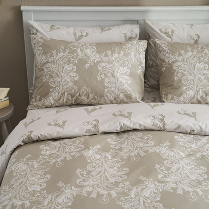 Μαξιλαροθήκες Salonica Δαντέλα (Μπεζ) Σχέδιο Κατωσέντονο