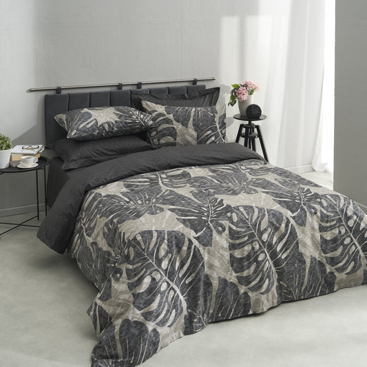 Πάπλωμα Υπέρδιπλο 220x230εκ. Salonica Όαση (Γκρι)