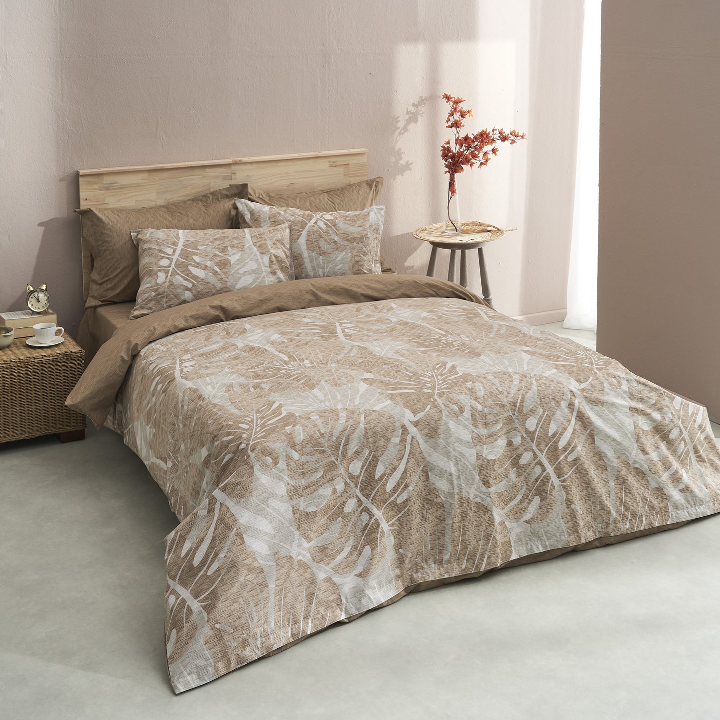 Πάπλωμα Μονό 160x230εκ. Salonica Όαση (Μπεζ)