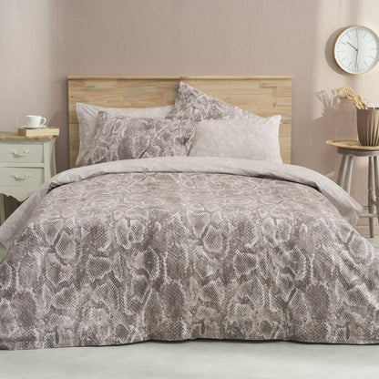 Σεντόνι Υπέρδιπλο με Λάστιχο 180x200+30εκ. Salonica Sahara (Μπεζ) Σχέδιο Κατωσέντονο