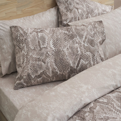 Μαξιλαροθήκες Salonica Sahara (Μπεζ) Σχέδιο Πανωσέντονο