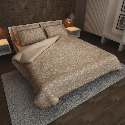 Σετ Διπλό 200x260εκ. Cotton stories Βελανιδιά (Μπεζ)