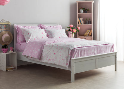 Μαξιλαροθήκες Salonica Γαλαξίας Ροζ Σχέδιο Πανωσέντονο