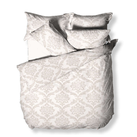 Σετ king size 240x260εκ. Cotton stories Rococo (Μπεζ)