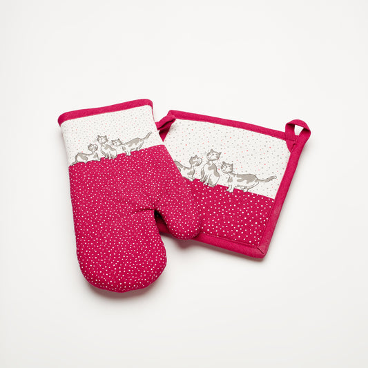 Σετ Γάντι-Πιάστρα Γατούλα