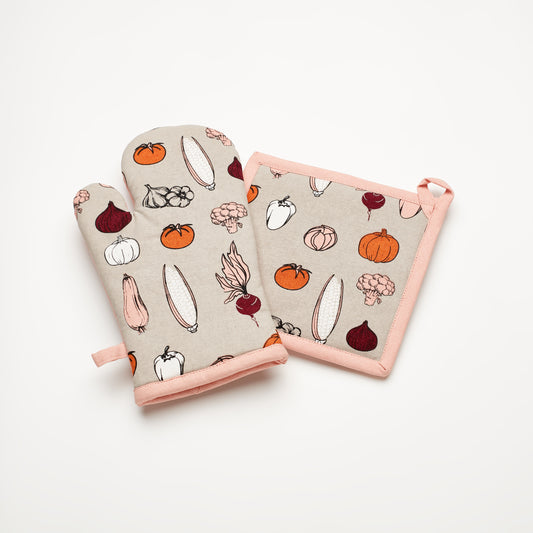 Σετ Γάντι-Πιάστρα Κολοκύθα