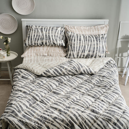 Μαξιλαροθήκες Salonica Safari (Γκρι) Σχέδιο Πανωσέντονο