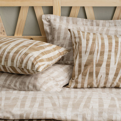 Σεντόνι Μονό 160x260εκ. Salonica Safari (Καφέ) Σχέδιο Πανωσέντονο