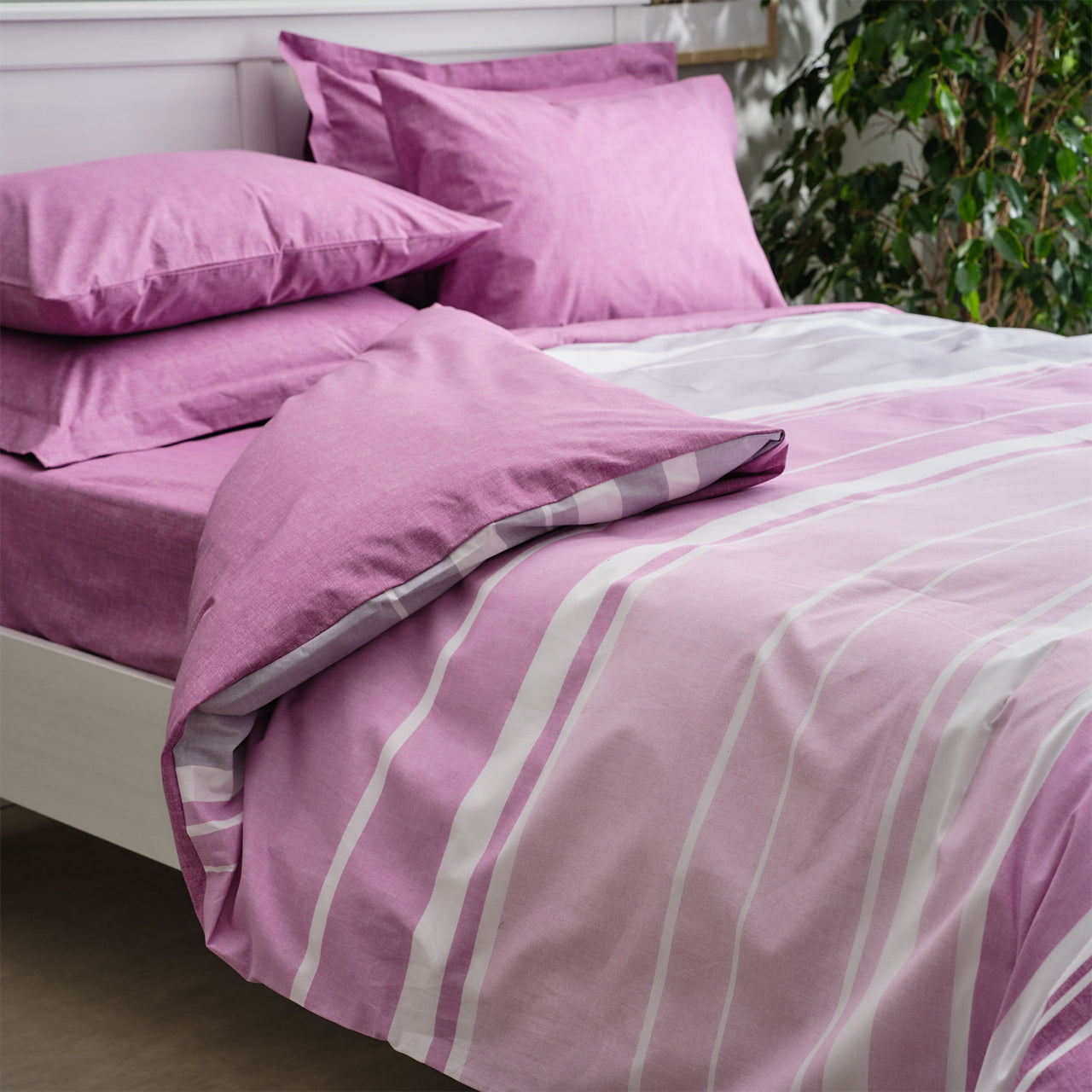 Πάπλωμα Lines (Ροζ)