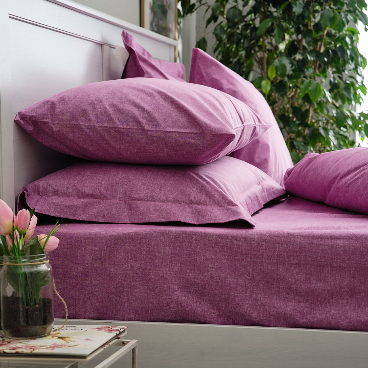 Πάπλωμα Lines (Ροζ)