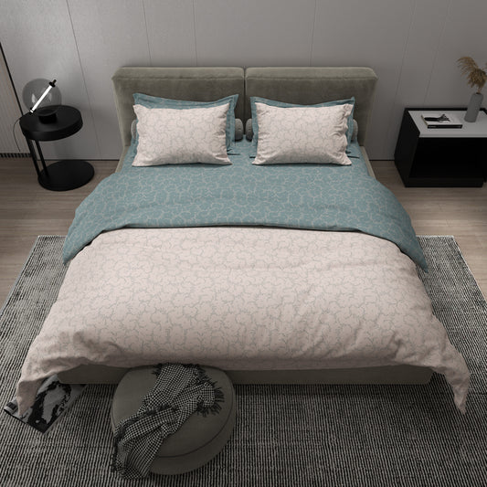 Παπλωματοθήκη Υπέρδιπλη 220x240εκ. Salonica Κέντημα (Ραφ)