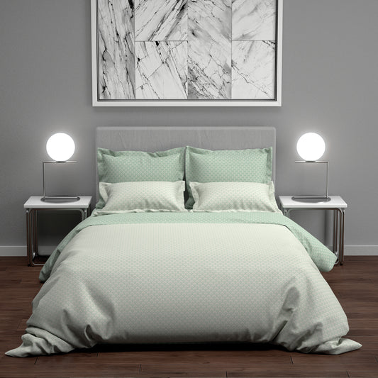 Παπλωματοθήκη Διπλή 200x240εκ. Salonica Όνειρα (Πράσινο)